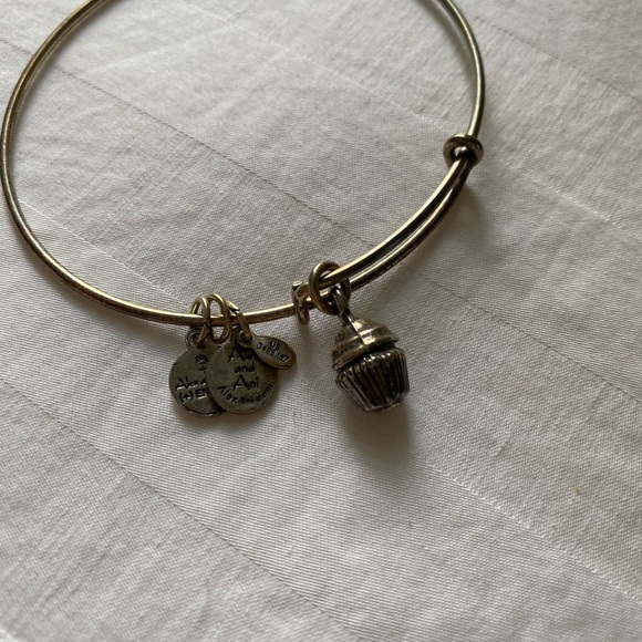 Alex and Ani Silver Cupcake Bracelet 🧁 - Picture 4 of 6